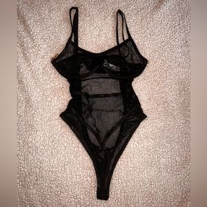 Yandy net and back chain one piece -Dance wear